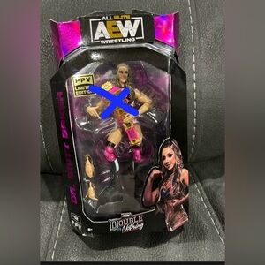 💚2 FOR 25 LISTING SALE💚AEW Britt Baker-Target excl;DON ppv!*DAMAGED pkg &NO BELT